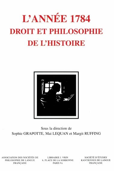 La réalisation de l'idée kantienne d'histoire en 1784