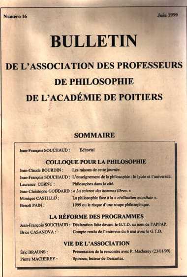 La philosophie face à la 