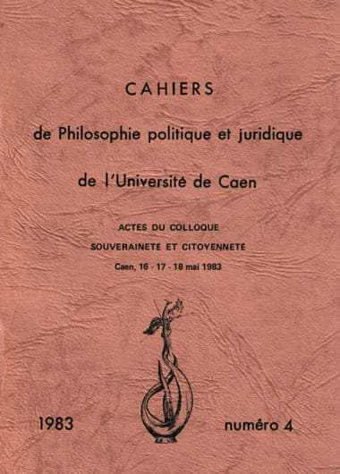 Peuple et souverain dans la pensée philosophique de Kant